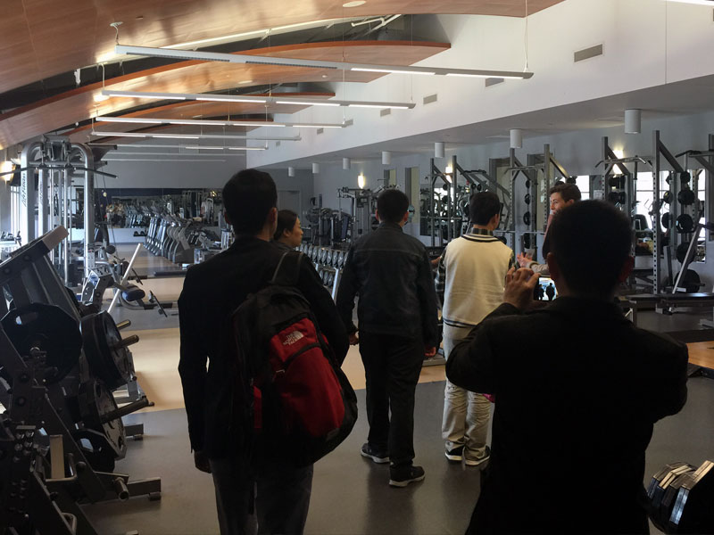 这就是大名鼎鼎的北野山的健身房。